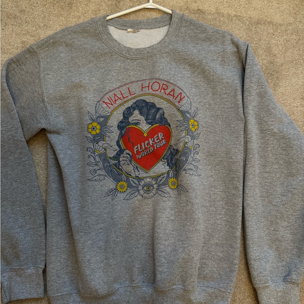 Gray Niall Horan Flicker World Tour Sweatshirt